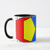 Bauhaus Pentagons Tasse (Links)
