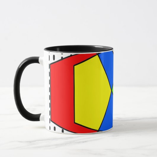 Bauhaus Pentagons Tasse (Links)