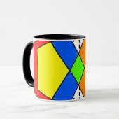 Bauhaus Pentagons Tasse (Vorderseite Links)