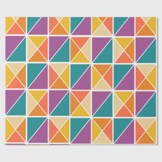 Bauhaus-Plätze Geschenkpapier (Flach)