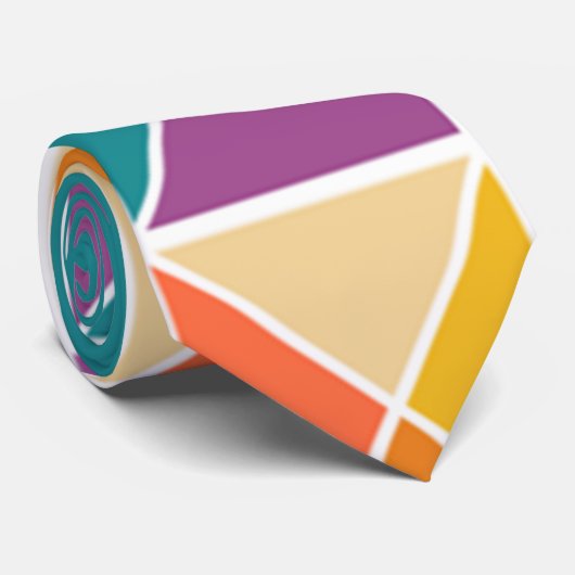 Bauhaus-Plätze Krawatte (Gerollt)