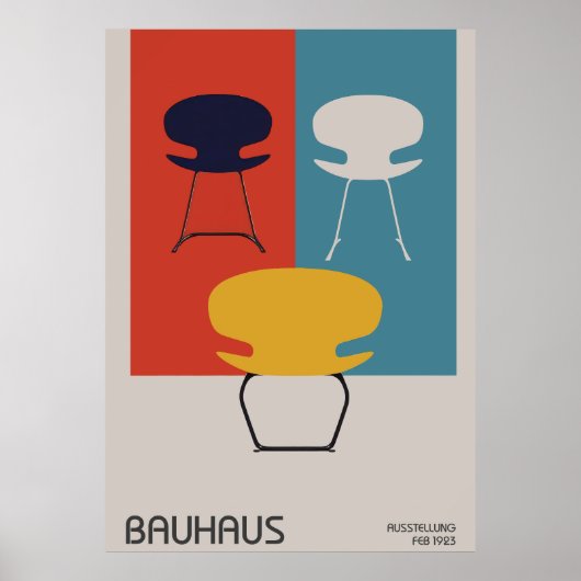 Bauhaus Poster (Vorne)