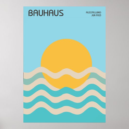 Bauhaus Poster (Vorne)