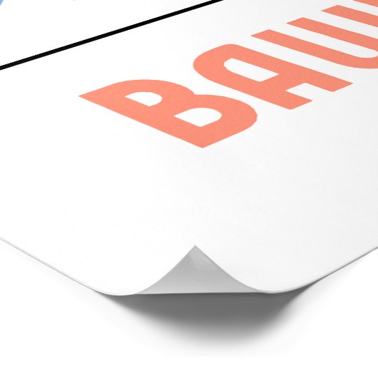 Bauhaus Poster (Ecke)