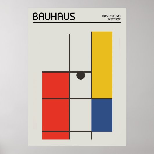Bauhaus Poster (Vorne)