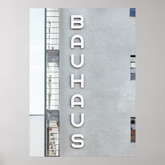Bauhaus Poster (Vorne)
