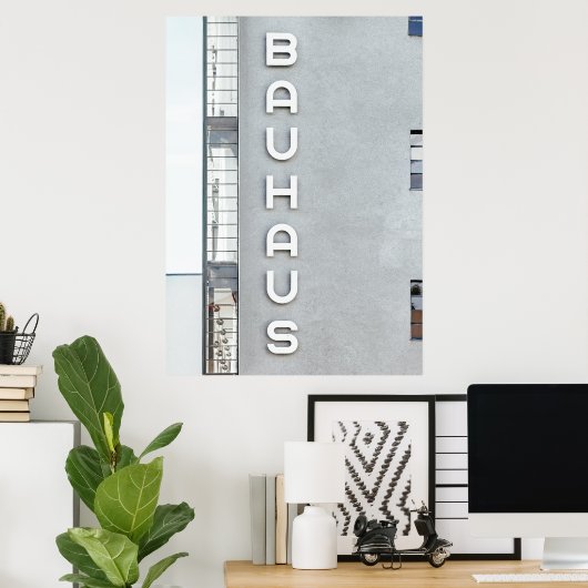 Bauhaus Poster (Heimbüro)