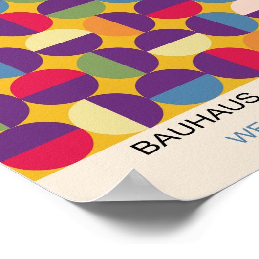Bauhaus Poster (Ecke)
