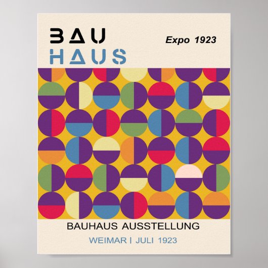 Bauhaus Poster (Vorne)