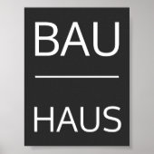 Bauhaus Poster (Vorne)