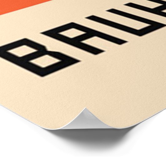 BAUHAUS POSTER (Ecke)
