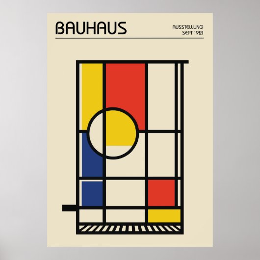 Bauhaus Poster (Vorne)