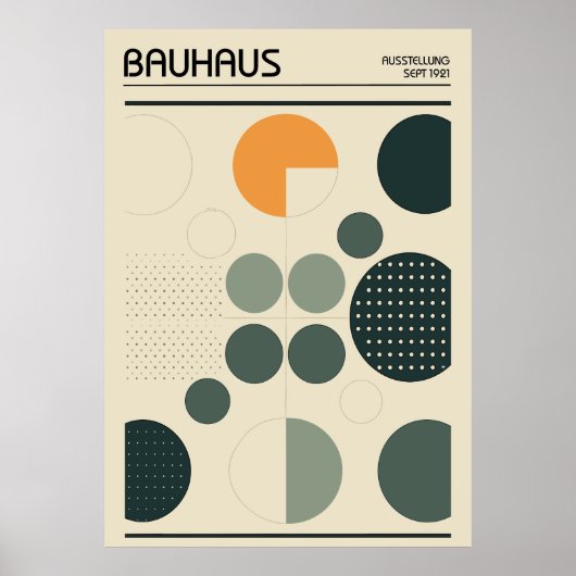 Bauhaus Poster (Vorne)