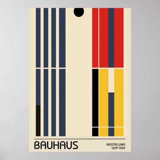 Bauhaus Poster (Vorne)