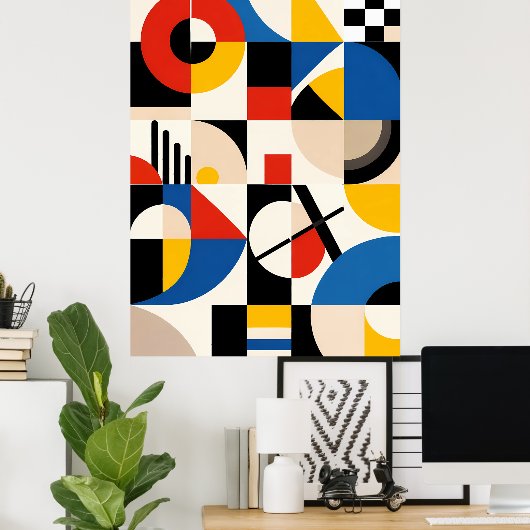 Bauhaus Poster (Heimbüro)