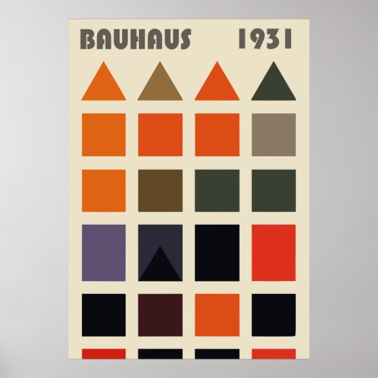 Bauhaus Poster (Vorne)