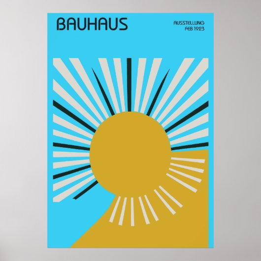 Bauhaus Poster (Vorne)