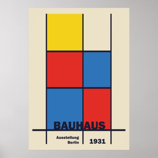 Bauhaus Poster (Vorne)