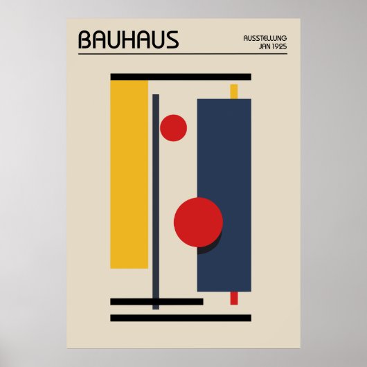 Bauhaus Poster (Vorne)