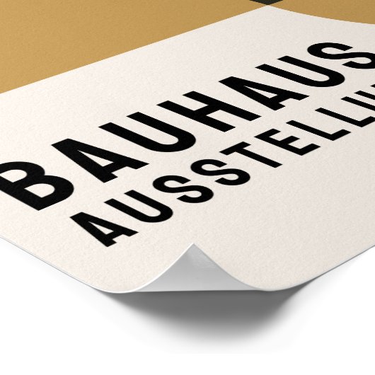 Bauhaus Poster, Bauhaus Ausstellung 1919 B20 Poste Poster (Ecke)