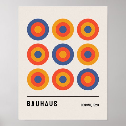 Bauhaus-Poster, Bauhaus-Ausstellungspaket B25 Poster (Vorne)