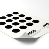 Bauhaus Poster Wand an Wand Kunst (Ecke)