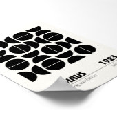 Bauhaus Poster Wand an Wand Kunst (Ecke)