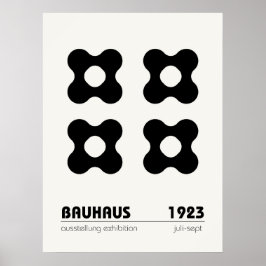 Bauhaus Poster Wand an Wand Kunst