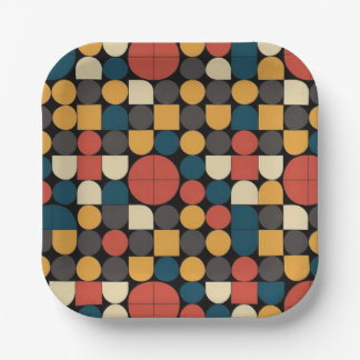 Bauhaus Pure Geometry Harmony Pappteller