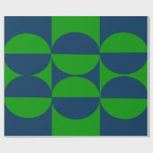 Bauhaus-Quadrate Geschenkpapier (Flach)