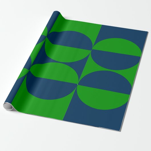Bauhaus-Quadrate Geschenkpapier (Ungerollt)