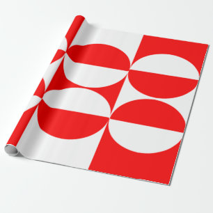 Bauhaus-Quadrate Geschenkpapier