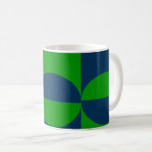Bauhaus-Quadrate Kaffeetasse (VorderseiteRechts)