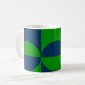 Bauhaus-Quadrate Kaffeetasse (Vorderseite Links)