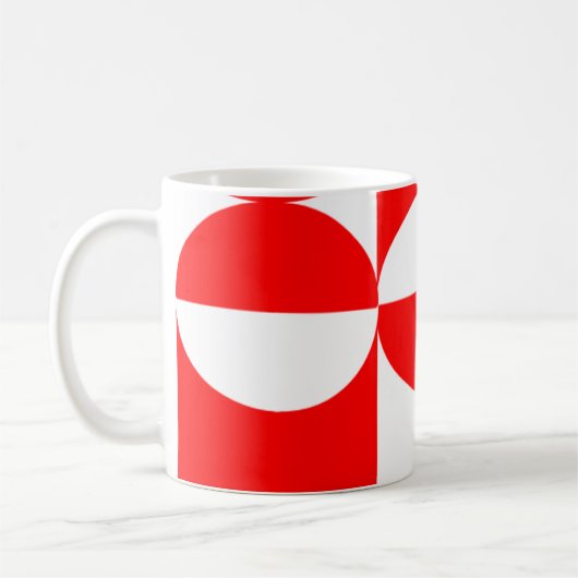 Bauhaus-Quadrate Kaffeetasse (Links)