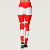 Bauhaus-Quadrate Leggings (Rückseite)