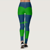 Bauhaus-Quadrate Leggings (Rückseite)