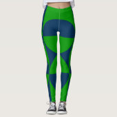Bauhaus-Quadrate Leggings (Vorderseite)