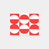 Bauhaus-Quadrate Post-it Klebezettel (Vorderseite)