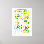 Bauhaus Quantum Composition  Leinwanddruck (Vorderseite)