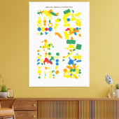 Bauhaus Quantum Composition  Leinwanddruck (Insitu (Wohnzimmer))