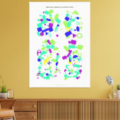 Bauhaus Quantum Composition  Leinwanddruck (Insitu (Wohnzimmer))