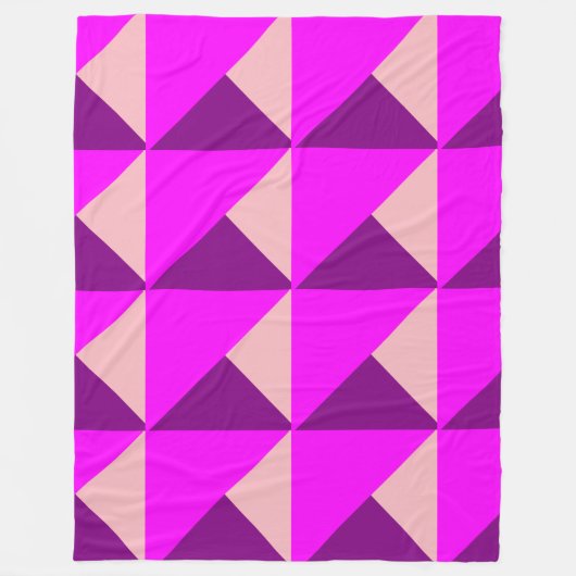 Bauhaus Quilt Fleecedecke (Vorderseite)