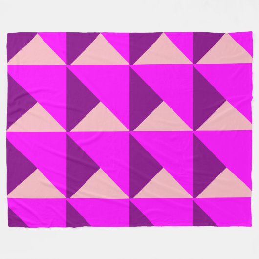 Bauhaus Quilt Fleecedecke (Vorderseite (Horizontal))