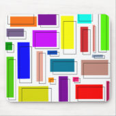 Bauhaus-Rechtecke Mousepad (Vorne)