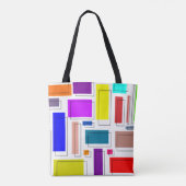 Bauhaus-Rechtecke Tasche (Rückseite)