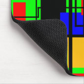 Bauhaus Rechtecke und Lines Mousepad (Ecke)