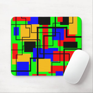 Bauhaus Rechtecke und Lines Mousepad