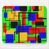 Bauhaus Rechtecke und Lines Mousepad (Vorne)
