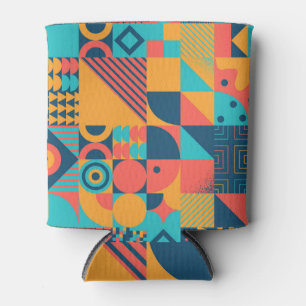 Bauhaus Retro: 70er Geometric Musical Dosenkühler